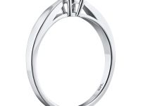 Классическое кольцо из белого золота с бриллиантом э0901кц03163800