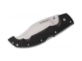Нож складной Cold Steel Extra Large Voyager Vaquero Serrated, сталь AUS-10A, рукоять Griv Ex™, черный