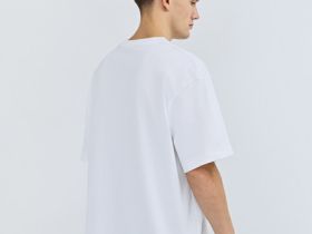 Футболка с текстовым принтом, Белый