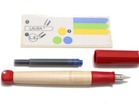 Ручка перьевая LAMY 010 ABC, A синие чернила