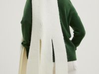 Шарф с шерстью