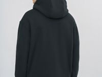 Утеплённая толстовка на молнии, Черный