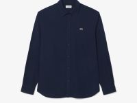 Мужская фланелевая рубашка Lacoste прямого кроя