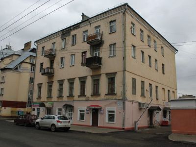 Дом жилой - управа, училище и богадельня Ярославского мещанского общества