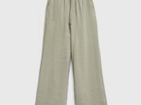 Широкие брюки из модала, Зеленый