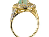 Кольцо из желтого золота с опалом э0327кц02260366_white