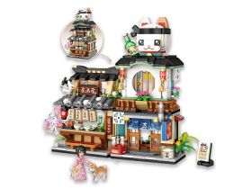 1232_MK Конструктор Уличный ресторан Кошка