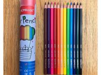 Набор карандашей цветных Acmeliae 12 цв,в футляре-тубусе