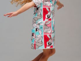 Сорочка ночная трикотажная для девочек