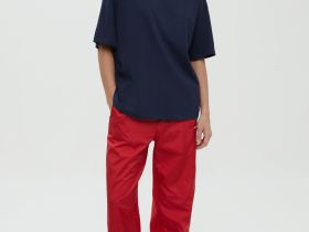 Оверсайз футболка с принтом