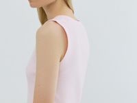 Базовая майка из трикотажа, Розовый