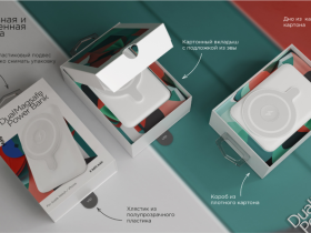 Портативное зарядное устройство VLP Dual Magsafe Qi 5000 мАч Белое