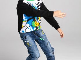 Джинсы, утепленные флисом, для мальчика