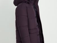 Полупальто утепленное с воротником-стойкой