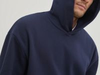 Худи из хлопка свободного кроя