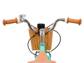 Детский велосипед Novatrack Adele 14, год 2026, цвет Зеленый