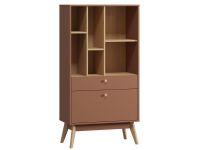 Стеллаж Торвалль 2-80x153 Терракотовый