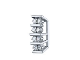 Подвеска из белого золота с бриллиантами э4001пд03210003