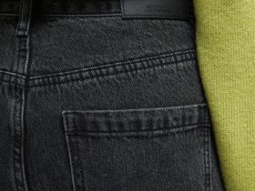 Широкие джинсы с высокой посадкой