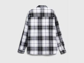 Рубашка из фланели для мальчиков, Серый