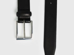 Ремень из натуральной кожи, Черный