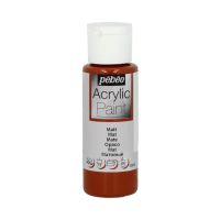 Акрил для декора Pebeo "Acrylic Paint" 59 мл, матовый, каштановый