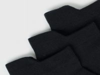 Короткие носки с поддержкой стопы, 3 пары, Черный