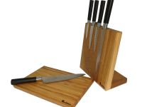 Магнитная подставка с разделочной доской Woodinhome KS002LSONKIT, дуб