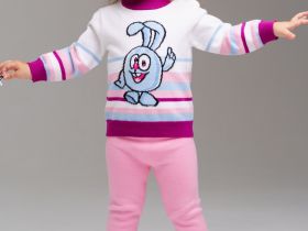 Джемпер детский трикотажный для девочек