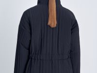 Утепленная куртка с воротником-стойкой