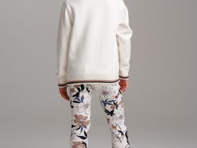 Брюки трикотажные для девочек (легинсы укороченные), 2 пары в комплекте