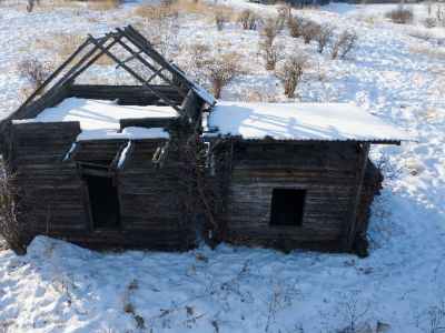 Мельница с амбаром (дерево)