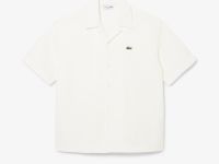 Мужская рубашка Lacoste свободного кроя с вафельной текстурой