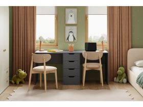 Письменный стол Клоди 173x60 Графитовый