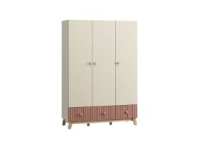 Шкаф детский Финни 3-144x210 Розовый