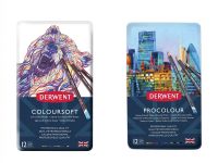 Набор карандашей цветных Derwent "Coloursoft" 12 шт в метал кор