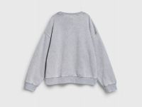 Свитшот со стразами для девочек, Серый