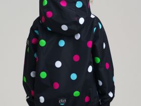 Куртка текстильная с полиуретановым покрытием для девочек (ветровка)