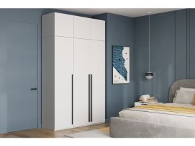 Распашной шкаф Кимбол 3.1-150x250 Белый