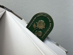 Зажим для бумаги Potentate "Rose" 3х4,5 см