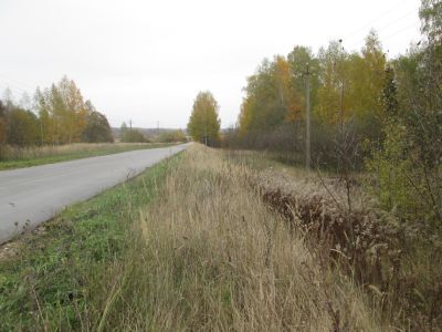 Памятное место, где в 1944 г. погибли французский летчик капитан Морис де-Сейн и советский авиамеханик Владимир Белозуб