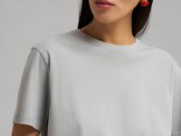 Свободная футболка comfort fit из хлопкового джерси