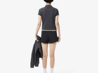 Женские хлопковые шорты Lacoste из пике