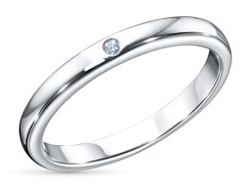 Обручальное кольцо из серебра э0612кц03153900