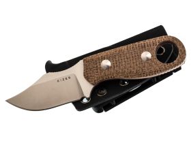 Нож Kizer Beaver 2, сталь AEB-L, рукоять микарта/G10