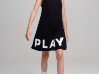 Комплект трикотажный для девочек: сарафан, фуфайка (футболка)