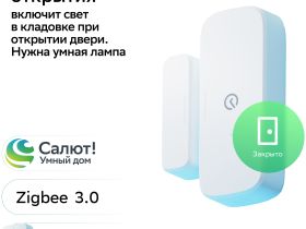 Датчик открытия дверей и окон Sber SBDV-00030 Белый