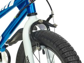 Детский велосипед Royal Baby Freestyle 14, год 2024, цвет Синий