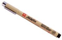 Ручка-кисточка Sakura "PIGMA BRUSH" черный