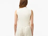 Женская облегающая жилетка Lacoste из смеси льна